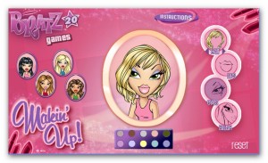 Игры для девочек - Мейк Ап / Bratz Makin Up   